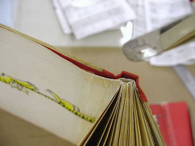 書籍の修理と保存・実技